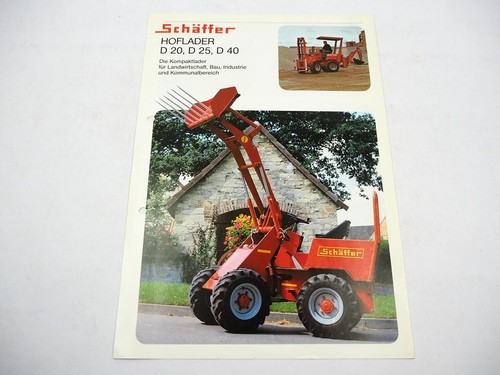 Original prospekt schäffer - prospekt, d