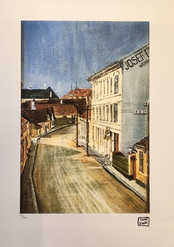 Egon schiele lithographie - schiele,