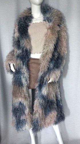 Boho yeti zottel mantel faux - boho,