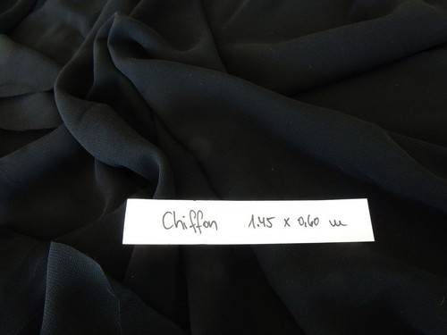 Chiffon stoff schwarz 1 - chiffon, –