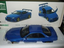NISSAN SKYLINE GT-R R34 blau