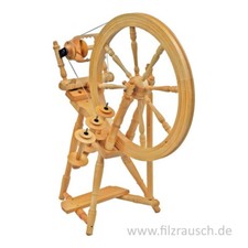 Spinnrad Kromski Interlude lackiert Einfachltritt spinnen Märchenwolle NEU