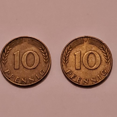Pfennig 1950 und d - 10,