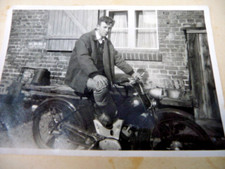 Joachim auf der Simson SR 2 verso Liebeserklärung an Girl FOTO Original