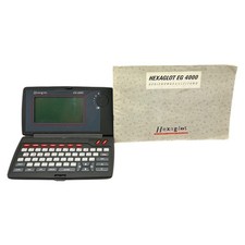 HEXAGLOT EG 4000 Übersetzungsgerät Translator Computer 4 Sprachen Dolmetscher