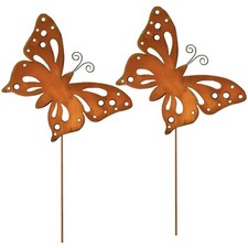 Charmante Rost Schmetterlinge