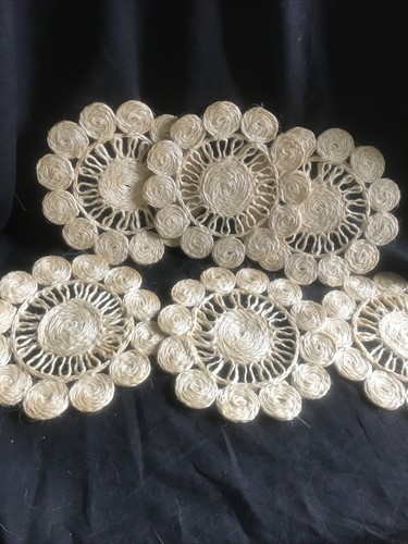 Raffia seegras tischsets - x,