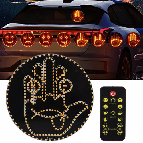 Finger gesture light with - finger,