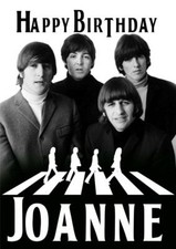 PERSONALISIERTE GRUSSKARTE THE BEATLES GEBURTSTAG JEDER ANLASS