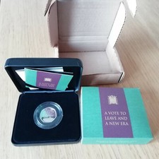 2020 Brexit 50p Silber Proof