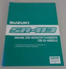 Werkstatthandbuch Nachtrag Suzuki Swift SA 413 GS-Modelle Stand 11/1984