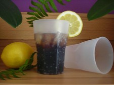 50 Plastikbecher Partybecher Mehrwegbecher Cocktail  Kunststoffbecher 0,3l 