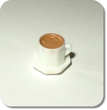 Miniatur kaffeetasse mit - kaffeetasse,