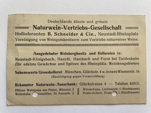 Orig reklame postkarte - orig.,