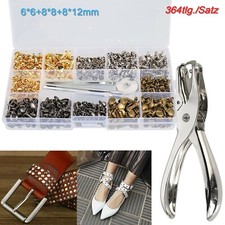 360 Set Leder Nieten