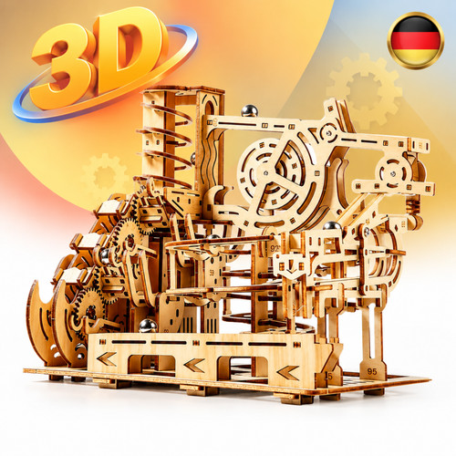 Mechanisch kugelbahn puzzle - mechanisch,