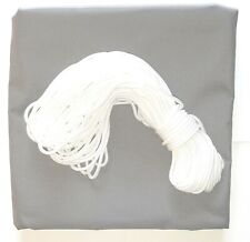 Balkonschutz Sichtschutz 6mx90cm kohlegrau mit Kordel 300820422-HE