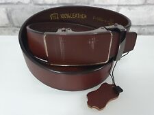 Ledergürtel Herren Gürtel echt Leder Automatik Jeans Anzug Schwarz braun DHL