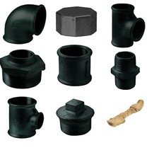 Temperguß Fittinge schwarz