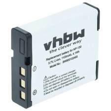 Akku für Casio Exilim EX-ZR1000WE EX-ZR100BK EX-ZR100WE EX-ZR1100 1100mAh 3,6V