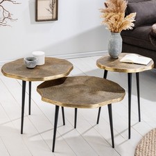 3er Set Beistelltische ORGANIC