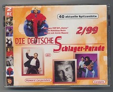 Die Deutsche Schlager-Parade 2/99 2 Kassetten 40 aktuelle Spitzenhits Carpendale