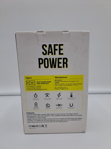 Safe speed solar powerbank - safe,
