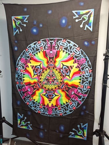 Goa wandtuch psytrance mandala - wandtuch,