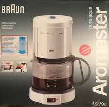 Kaffeemaschine Braun Aromaster pure aqua in weiss