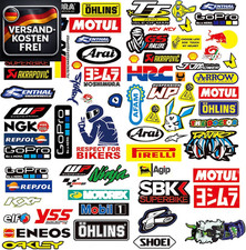 Motorrad Aufkleber Set Rahmen