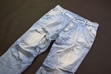 G-Star Vintage Jeans Hose Elwood Crash Embro Sagging Pant Baggy Wide W 36 L 32  