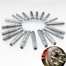 20* M14x1,5 auf M12x1,5 50mm verlängerter Radbolzen Stehbolzen Umrüstset Stahl