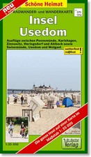 Radwander- und Wanderkarte Insel Usedom ZUSTAND SEHR GUT