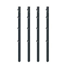 4x Zaunpfosten/Eckpfosten