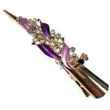 Peacock metal rhinestone hair - peacock,