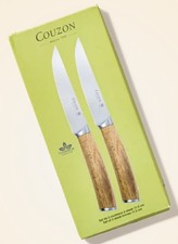 2 Couzon Steakmesser unbenutzt Griff FSC-Akazienholz 