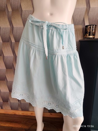 Damen rock knielang mint - damen,