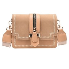  Handtaschen Damen Mode Ultra Feuer Retro Breite Schulter Gurt  UmhäNge5580