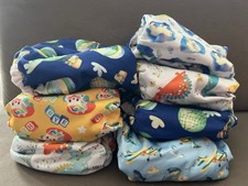 All In One Stoffwindeln 6x Blümchen und 1x Totbots