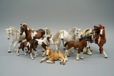 10 Schleich Pferde mit Fohlen