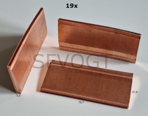 Clevo p870 heatsink - copper, fin