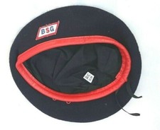 blaues Barett, BSG, Mütze Kappe Bahn Schutz Gesellschaft,  Größe: 53