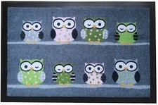 Fußmatte Eule 6 oder 8 Eulen