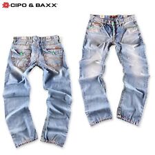 Cipo & Baxx Herren Jeans Hose Clubwear Neon Naht C 0952 Neuware 