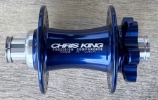 Vorderradnabe Chris King Iso Boost blau 15x110mm 32-Loch Stahllager