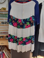 Damen Maxi Rock 3in1