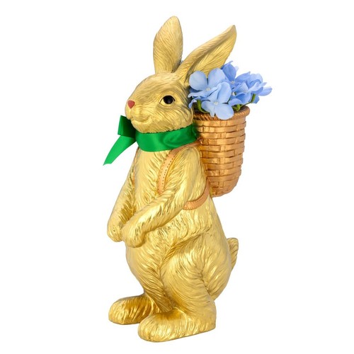 Osterhasen gold groß - cm,