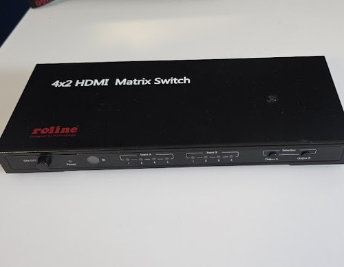 Roline 4x2 hdmi matrix switch - 4x2,