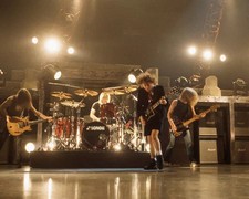 AC DC Band Performing On Stage