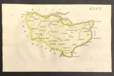 Karte von Kent von John Aikin